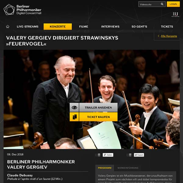 Stream – Konzert mit den Berliner Philharmonikern